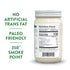 Fatworks WHOLE30 14oz. Premium Pasture Raised Lard. The Original Non-Hydrogenated Pasture-Raised Lard crafted