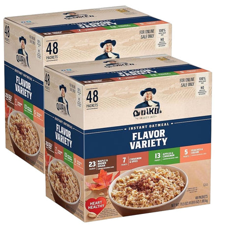 Generic Instant Oatmeal Flavor Variety Pack, 1.51 Ounces, 52 Count (2 Pack)