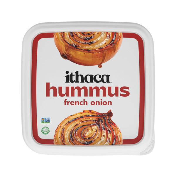 Ithaca Hummus, French Onion Hummus, Non-GMO, Minimal Ingredients, 10oz