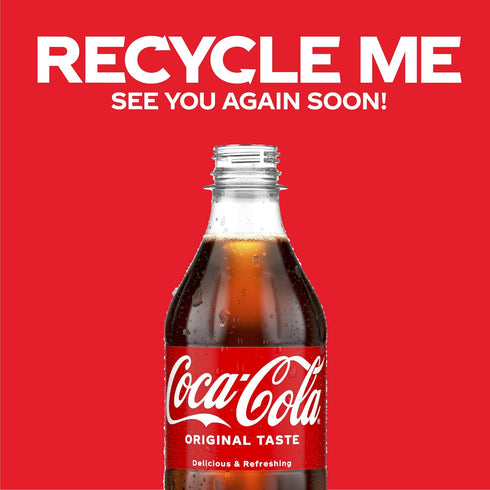 16.9 oz, 6 Pack Coca-Cola Soda Soft Drink Bottles, fl