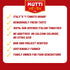4.5 oz. 12 Pack #1 Mutti Double Concentrated Tomato Paste (Doppio Concentrato), Tube | | Italys Brand of Tomatoes |