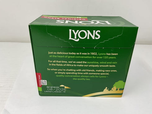 80 Count (Pack 3) Lyons Original Blend, Tea Bags