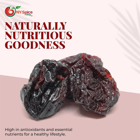 3 NY Spice Shop Dried Red Sour Cherries - Pound Sour Cherry Dried Fruit Snacking - Dehydrated Natural Bulk Dry Citrus