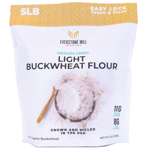 Buckwheat Flour | 5 LBS | Premium Quality Organic | Light/White |