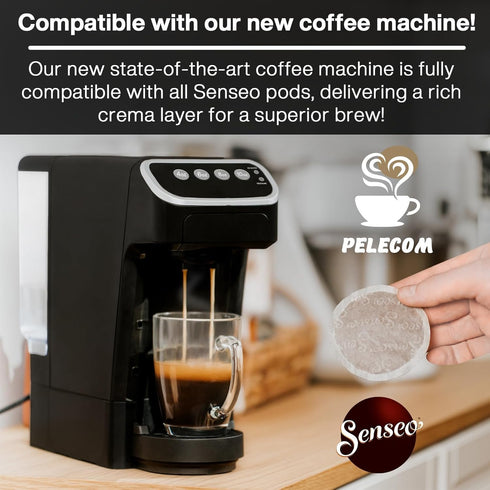 16 Count (Pack 5) Pack Senseo Decaf Coffee Pods, of - Single Serve Coffee Pods Bulk for Senseo Coffee Machine