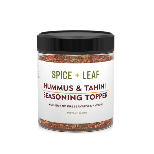 Premium Hummus & Tahini Seasoning Topper by SPICE + LEAF - Vegan