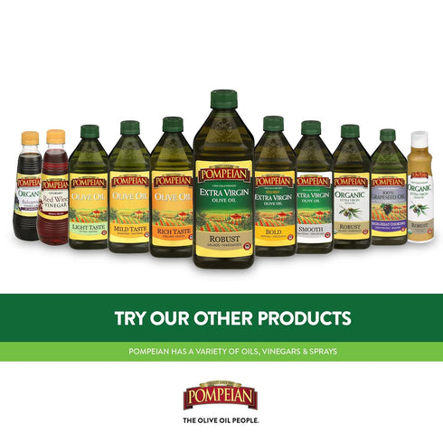 Pompeian Organic Extra Virgin Olive Oil | Non-Stick Cooking Spray, 5 FL. OZ. | Full-Bodied Flavor for Salads, Pasta