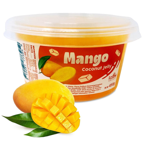 Fusion Select Mango Jelly - Fruity Coconut Gel Snacks & Drinks -