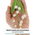 4 Count Global Sugar Art Lily of the Valley Sugar Cake Flowers Spray White, by Chef Alan Tetreault