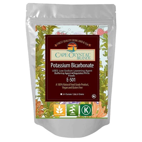 Potassium Bicarbonate 14-oz USP Food Grade Crystalline Powder - Baking Soda Substitute