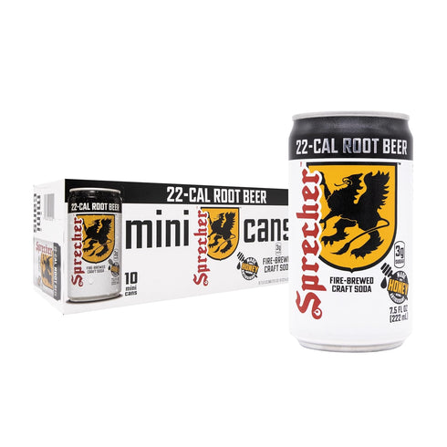 Sprecher Low Cal Root Beer 7.5 fl oz Mini Cans (10 Pack)