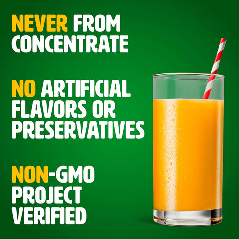 100% 46 oz Tropicana Pure Premium Orange Juice, No Pulp, Calcium and Vitamin D, fl
