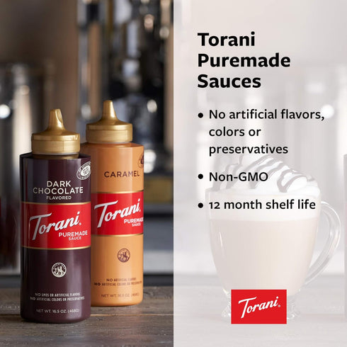 Torani Sugar Free Sauce, Caramel 64 Ounces