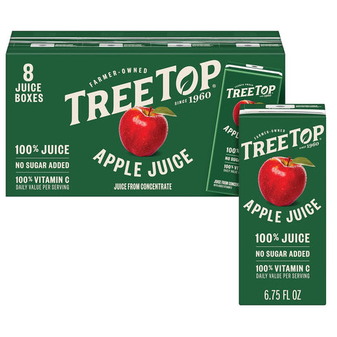 Tree Top Apple Juice Box, 8 Count (Pack of 1)