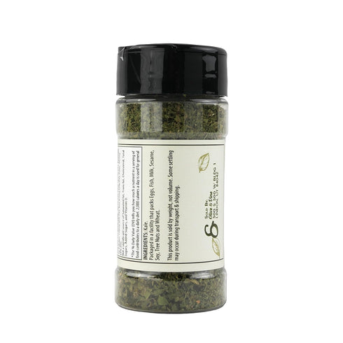 (0.32 Olive & Vine Kale Flakes, Earthy Flavor, For Smoothies & Salads, Rich Tradition, Authentic Taste, For Global