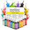 Chefmaster - Liqua-Gel Food Coloring - 12 Color Set B - Fade