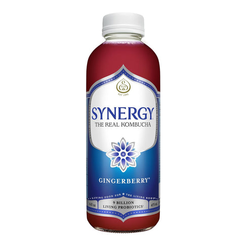SYNERGY The Real Kombucha - Gingerberry - 16 fl oz Bottle -