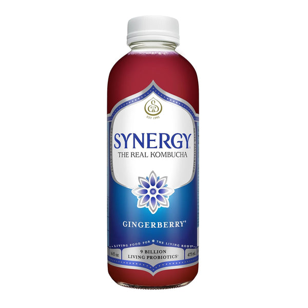 SYNERGY The Real Kombucha - Gingerberry - 16 fl oz Bottle -