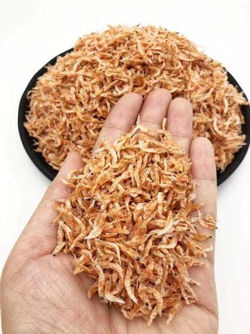 Sweet Post Dried Seafood Small Juvenile Prawns Shrimps Acetes (8oz*1)