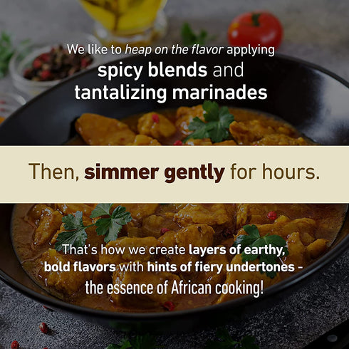 (12 oz Simmer of Africa Yassa Traditional Onion Sauce Jar) African Sauce with Caramelized Onions, Dijon Mustard