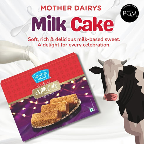 400g, Pack 2 Mother Dairy Milk Cake