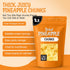1 lb Oh! Nuts Dried Pineapple Chunks - Dried Pineapple - Pineapple Dried Fruit - - Dehydrated Fruit with Less Sugar