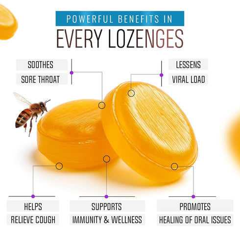 Berringa Lozenges, 900+, 5.3 oz, 30 count Australian Manuka Honey Blueberry Cinnamon, MGO