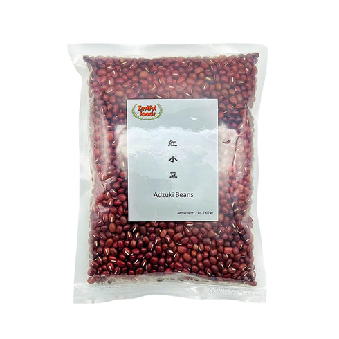 Zestful Foods 4 Lbs. (2 pack, 2 Lbs. Adzuki Beans - Chinese Red Beans, Non-GMO, Sproutable, Vegan - Perfect for Asian