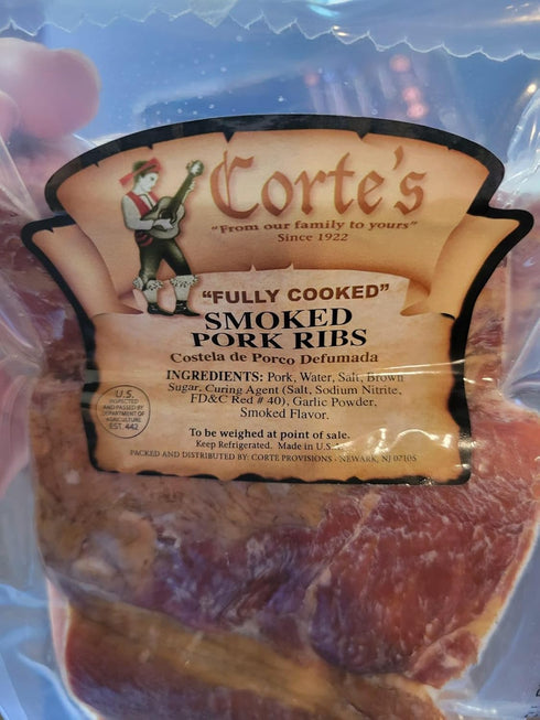 17.64 oz Pack 2 Corte's Brazilian Smoked Pork Ribs | of + Exclusive Brazil in Texas Bracelet | Costelinha de Porco