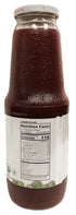 33.8 Oz (4 Pack) Anna and Sarah Organic Tart Plum Juice - Glass Bottle No Sugar Added, No Artificial Colors, No