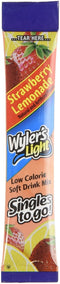 Wyler’s Light Singles-To-Go Sugar Free Drink Mix, Peach Iced Tea, 8 CT Per Box, Pack of 4