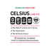 12 Oz (Pack 4) CELSIUS Sparkling Peach Vibe, Functional Essential Energy Drink Fl