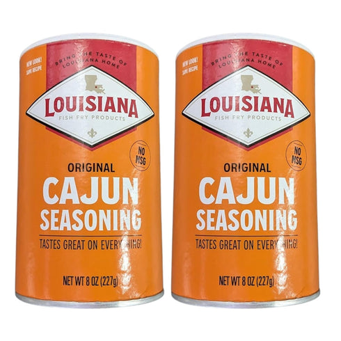 Louisiana Fish Fry Cajun Seasoning 8 Oz (2 Pack)