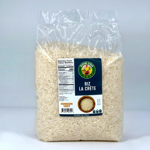 Madame Sarah Riz La Crte Premium Haitian Long Grain Rice, Ethically Sourced, Gluten-Free, Haitian-Immigrant