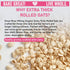 5 Lb Great River Milling Organic Extra Thick Rolled Oats | Whole Grain, Gluten Free, Non-GMO, Kosher Certified | Hearty