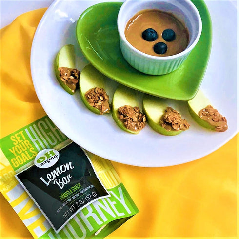 3 Count, 9 oz Oh-Mazing Granola Snack, Gluten-Free, Nut-free, No Soy, No Preservatives, Small Batch, Bags (Lemon Bar)