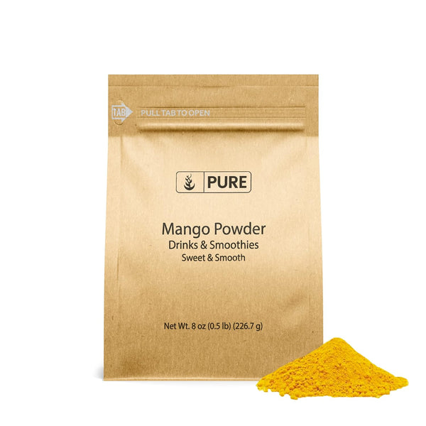 Pure Original Ingredients Mango Powder: Real Mangos for Drink & Smoothie Mix-in, Non-GMO