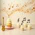 Fansoftiks 36Pcs Black Glitter Musical Notes Cupcake Toppers,Rock Music and Birthday Party Decorations,Cake Picks