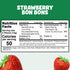 2 lbs Pack Strawberry Filled Hard Candy Bon Bons Bulk - Individually Wrapped Christmas Fruit-Filled Candy, Classic