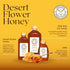 (3lbs Beekeeper Direct Raw Unfiltered Honey - Real Raw Desert Flower Honey - All Natural Non-GMO Pure Gourmet Honey