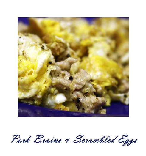 Rose 7 oz. (189g) Pack 6 Pork Brains, of Bundled with a JFS Recipe Card