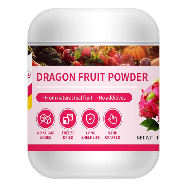 GaoGaoFen Freeze-Dried Dragon Fruit Powder,10.9oz/310g,Pink Pitaya Powder Made with 100% Natural Dragon Fruit,No
