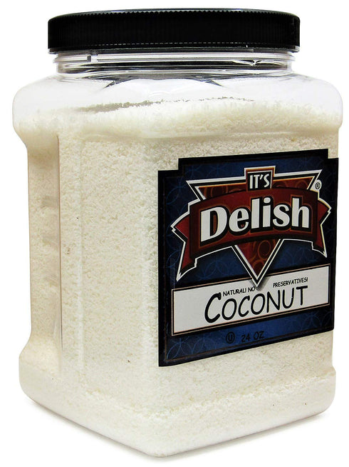 Gourmet Macaroon Ground Coconut by Its Delish 24 Oz (1.5 LB) Jumbo