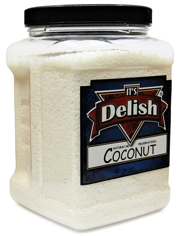 Gourmet Macaroon Ground Coconut by Its Delish 24 Oz (1.5 LB) Jumbo