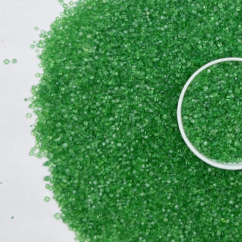 1 3.2oz Sentovac Green Sanding Sugar Sprinkles | Edible Green Sprinkles for Cake Decorating | Bottle Cookie Decorating