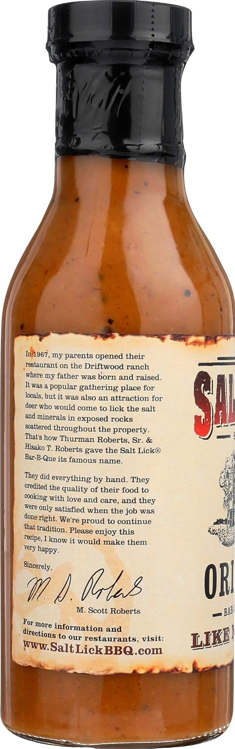 Salt Like, BBQ Sauce Original Recipe, 12 oz