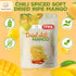(17.63oz) Dried Chili Mango, Premium Spicy Mango Strips, Vegan, Non-GMO, Gluten-Free Tropical Fruit from Amazin