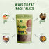 450g (0.99 lbs) Danodia Foods Finger Millet Flakes (Ragi) | Gluten-Free & Non-GMO | Traditional Unpolished Millet