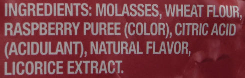 Panda Raspberry Licorice, 7oz Licorice Pieces