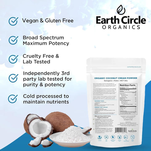 (1 Pack 1) Organic Coconut Milk Powder | Vegan Keto Coconut Creamer, Dairy-Free, Gluten-Free, No Added Sugar, High
